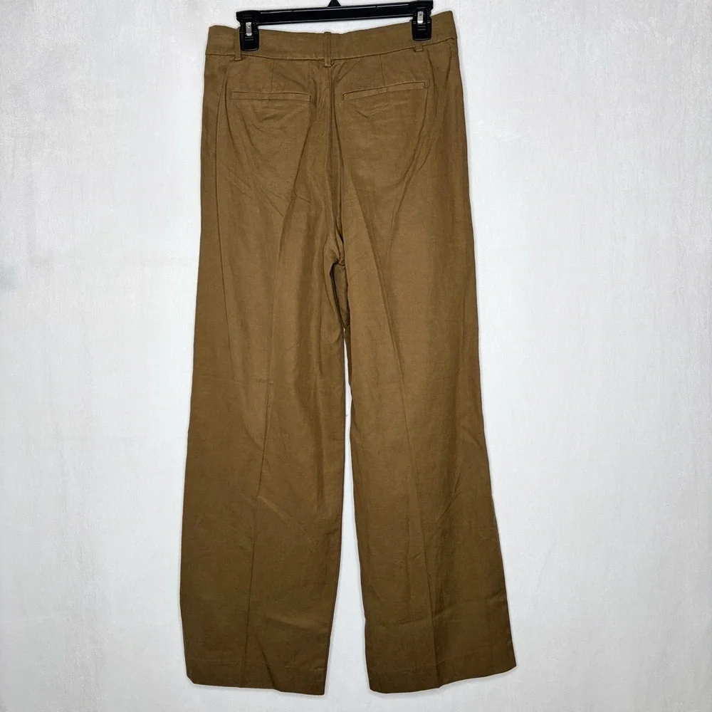 Madewell‎ The Slouchy Straight Linen Blend Pants